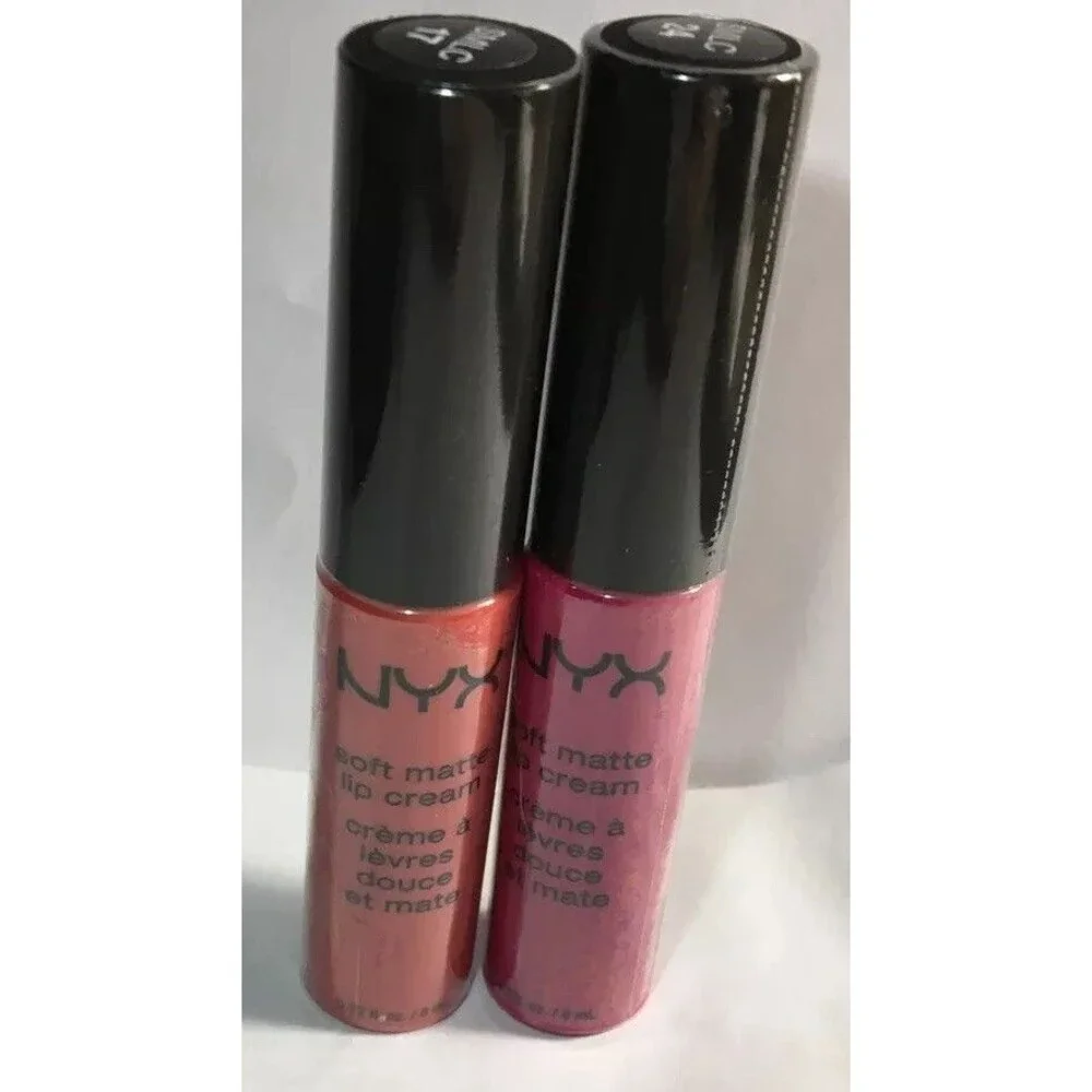NYX Professional Makeup Soft Matte Lip Cream, Seoul SMLC 24 & Smlc17 Ibiza New